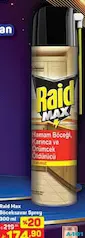 RAİD MAX BÖCEKSAVAR SPREY 300 ML
